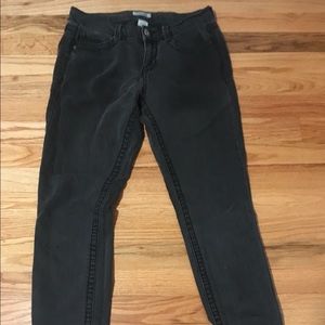 Size 5 charcoal straight leg jeans